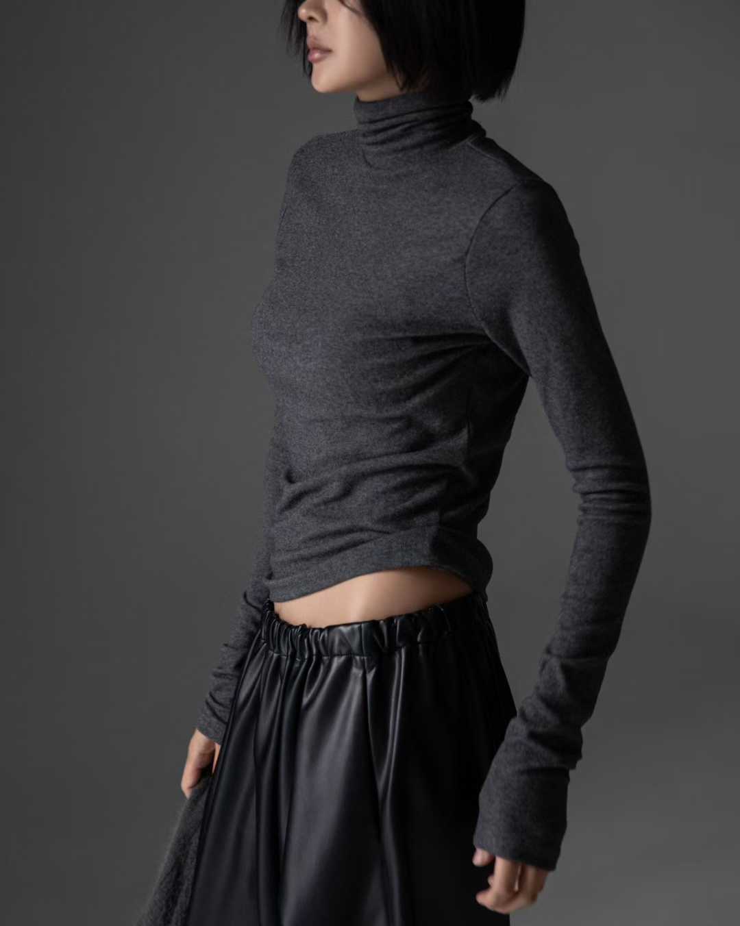 TP22023- 韓國極致貼身親膚高領修身長袖打底衫(6色)