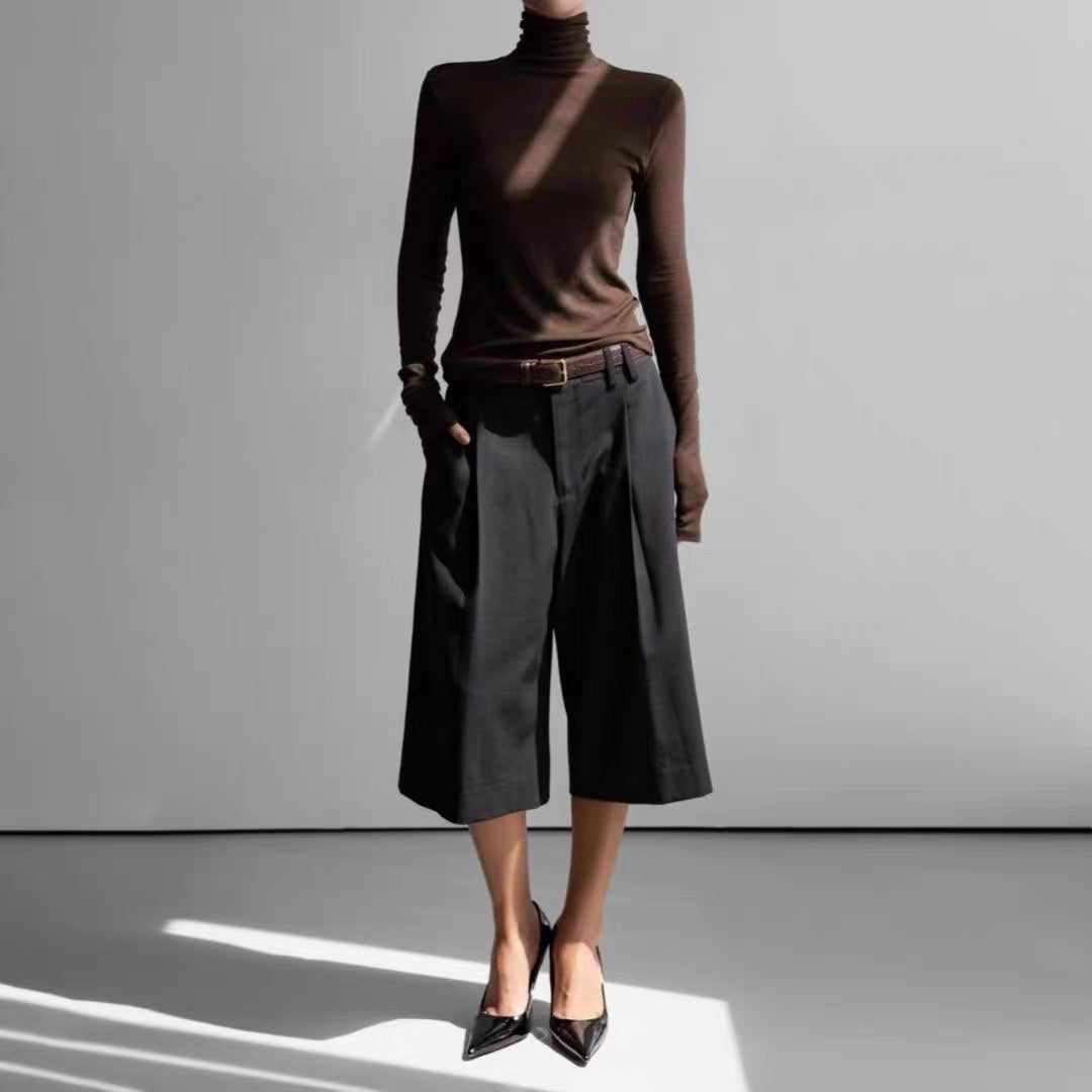 TP22023- 韓國極致貼身親膚高領修身長袖打底衫(6色)