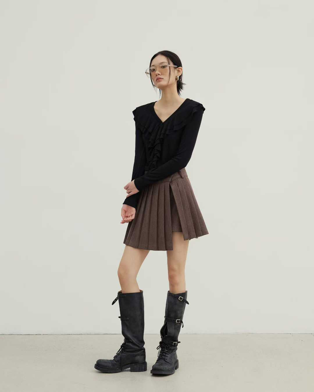ST22001- 韓國雙排扣氣質百搭通勤西服外套