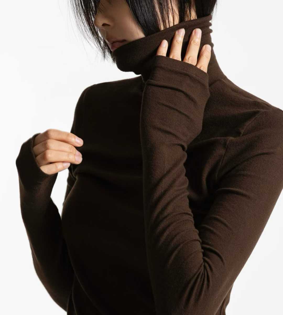 TP22023- 韓國極致貼身親膚高領修身長袖打底衫(6色)