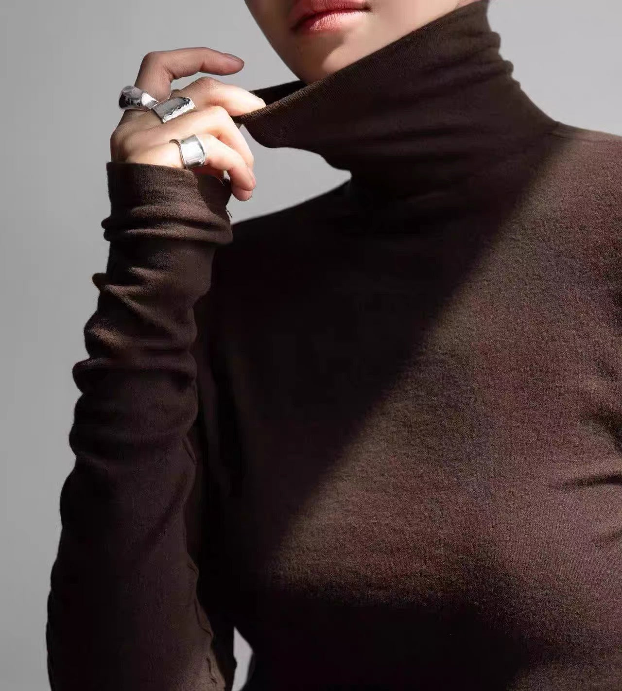 TP22023- 韓國極致貼身親膚高領修身長袖打底衫(6色)