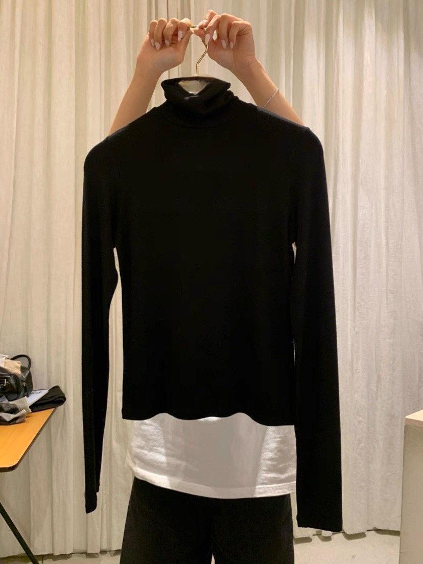 TP22023- 韓國極致貼身親膚高領修身長袖打底衫(6色)