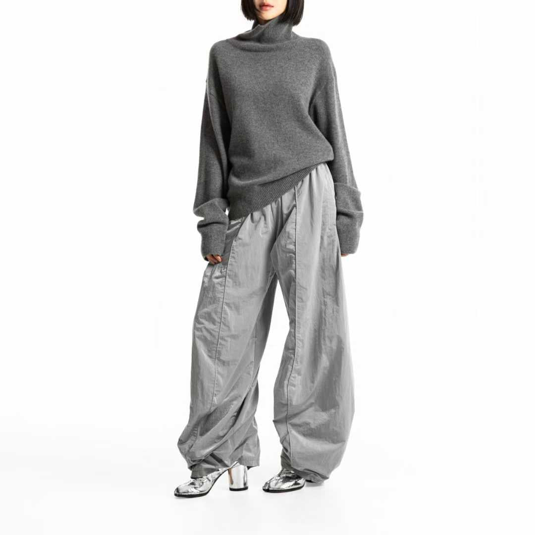 TP22021-韓國羊毛混紡高領針織長袖上衣