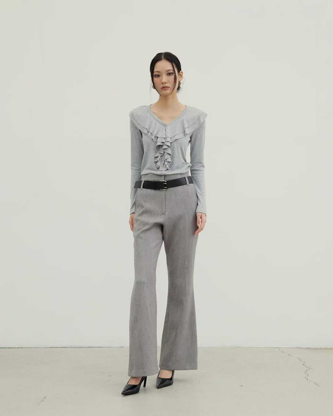 ST22001- 韓國雙排扣氣質百搭通勤西服外套