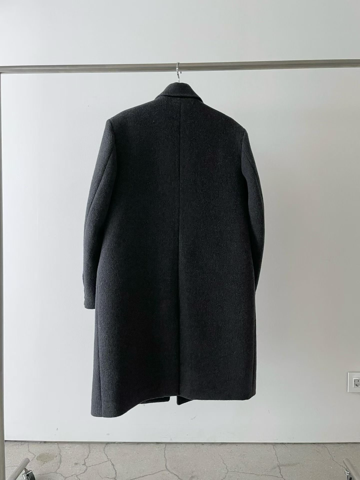 OT22029- 韓國設計師款質感西裝領長大衣