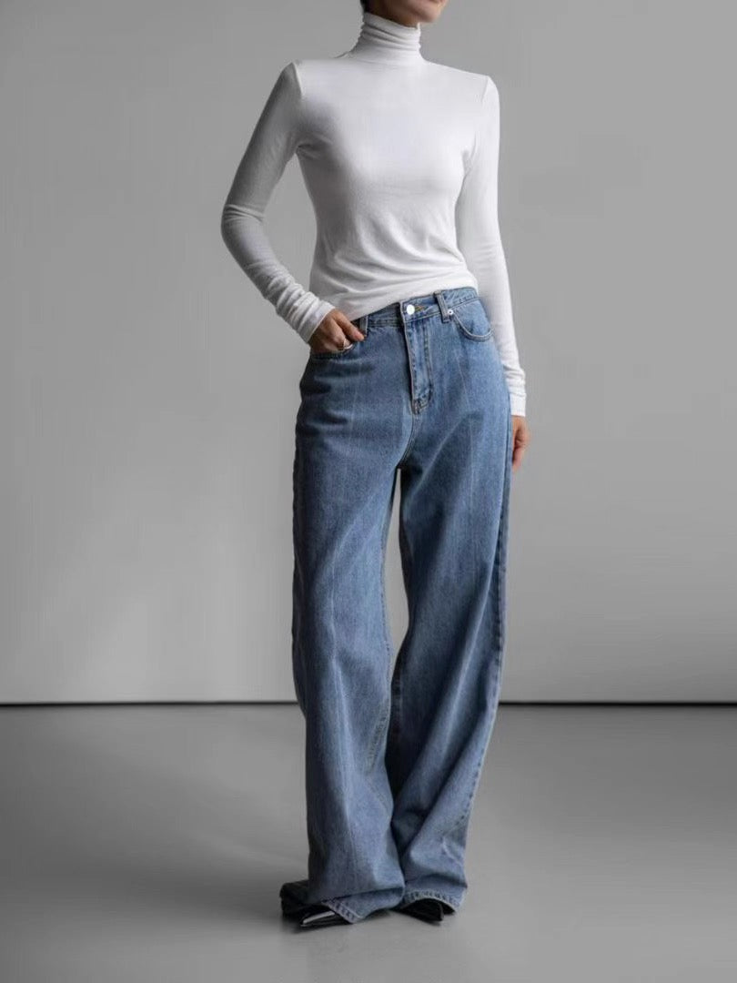 TP22023- 韓國極致貼身親膚高領修身長袖打底衫(6色)