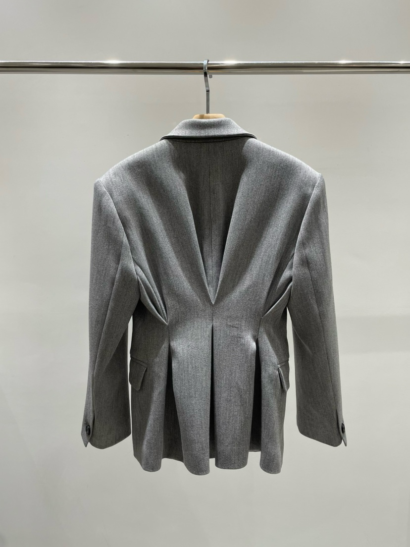 ST22001- 韓國雙排扣氣質百搭通勤西服外套