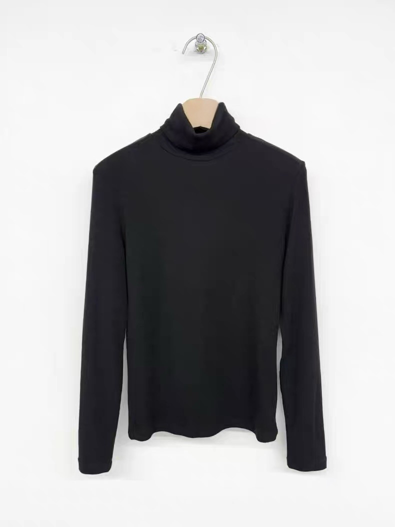 TP21989- 韓國韓國時尚高領天絲羊毛薄打底衫(6色)