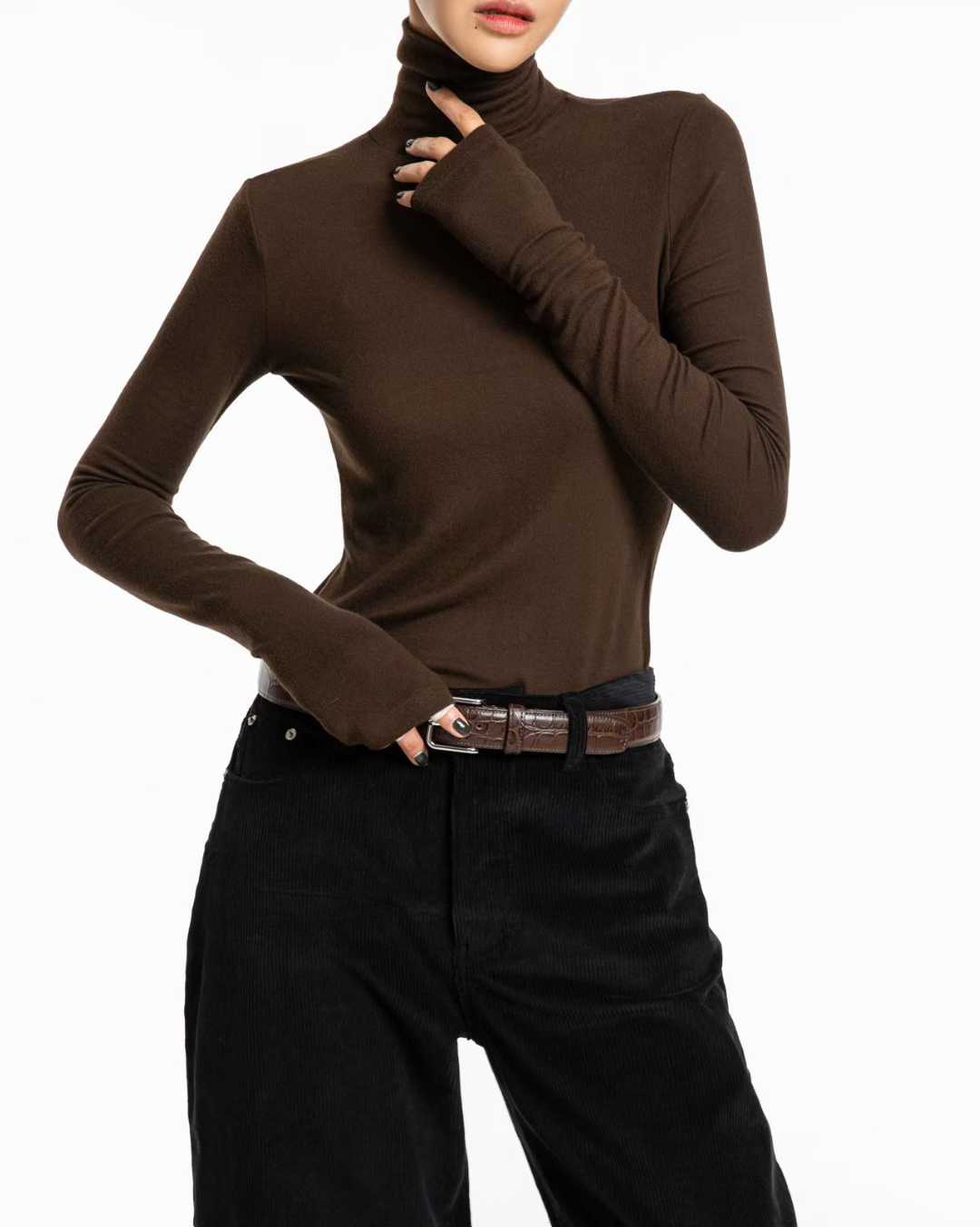 TP22023- 韓國極致貼身親膚高領修身長袖打底衫(6色)