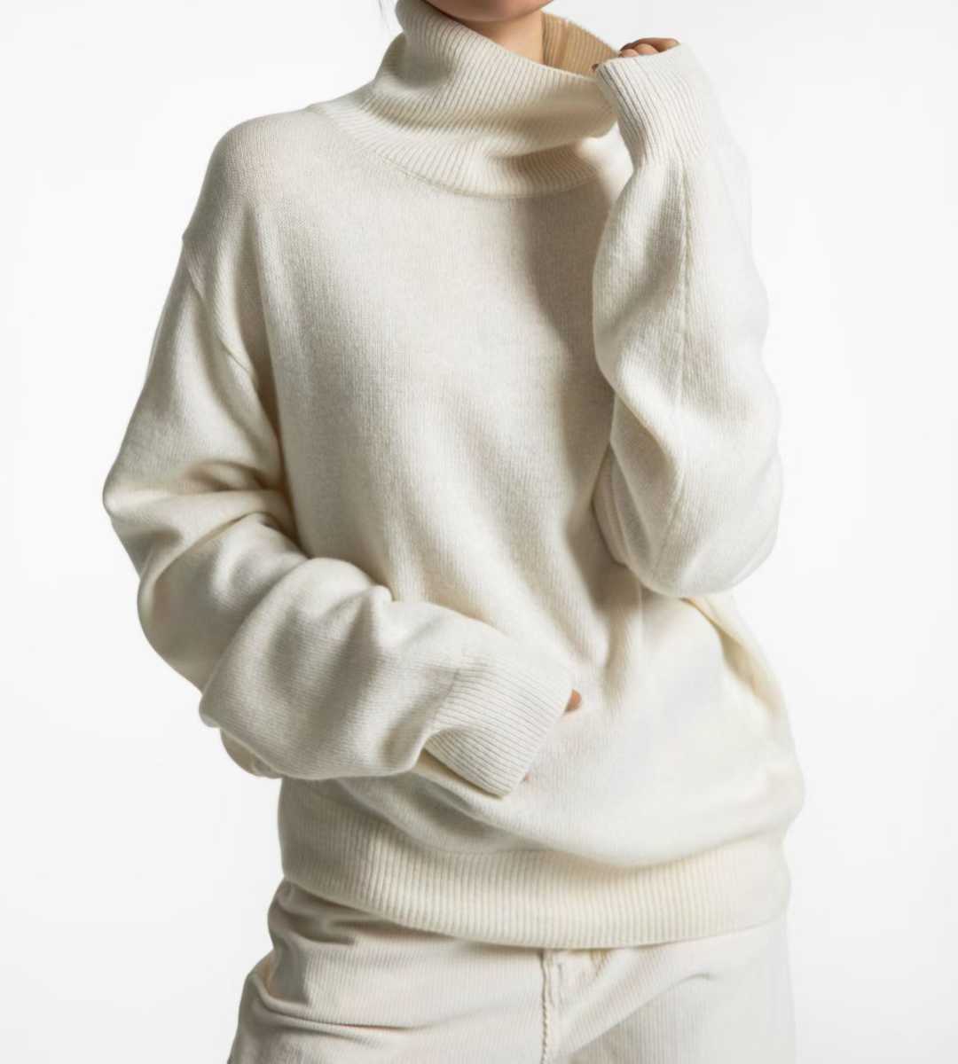 TP22021-韓國羊毛混紡高領針織長袖上衣