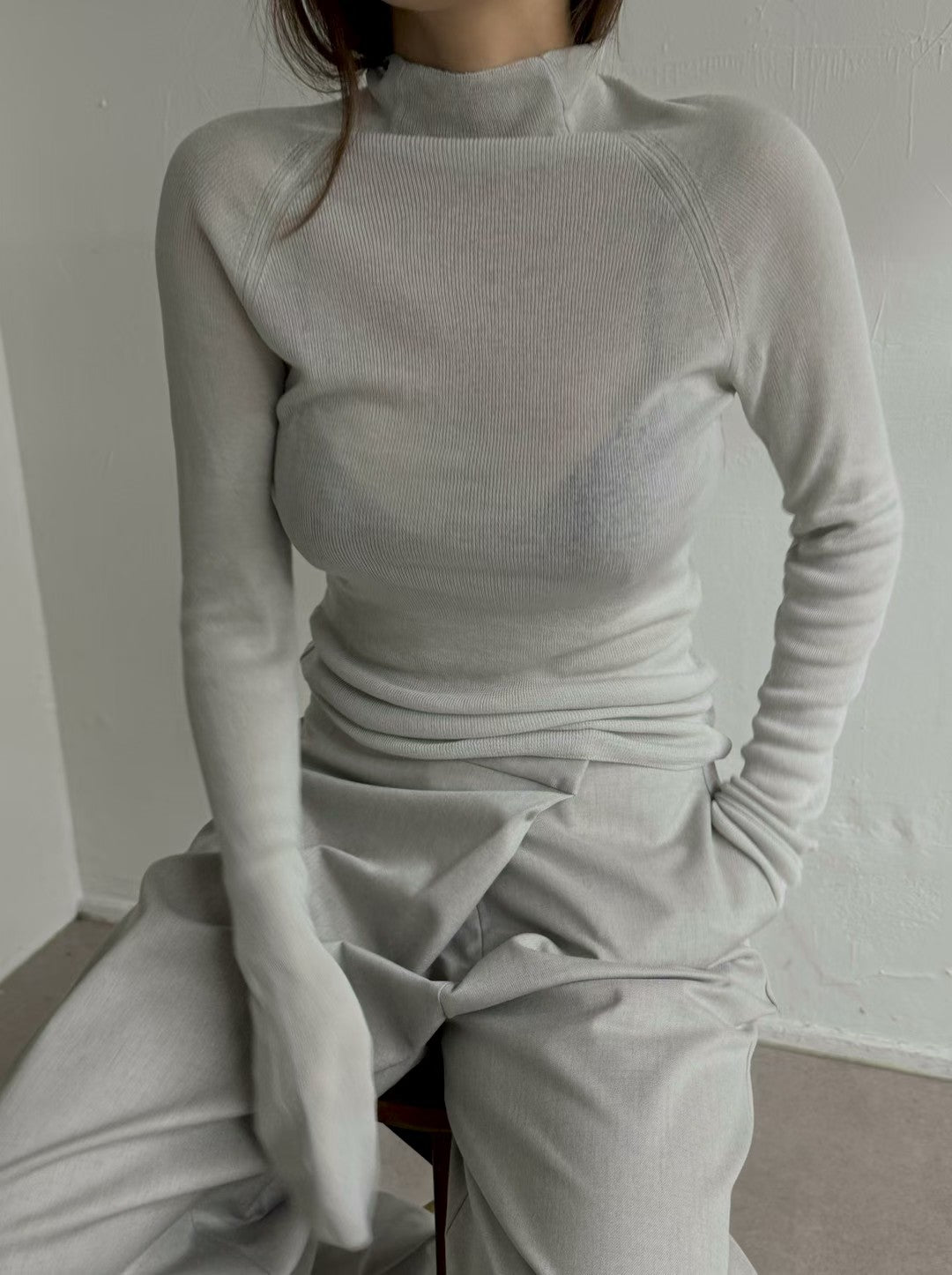 PT22088- 韓國設計感裹身長褲