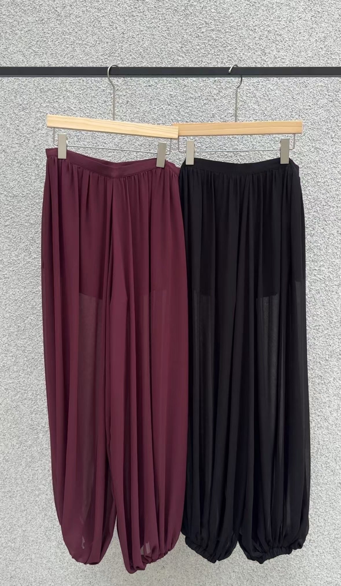 ST21300 - Lazy Vacation Style Strapless Lantern Pants Set