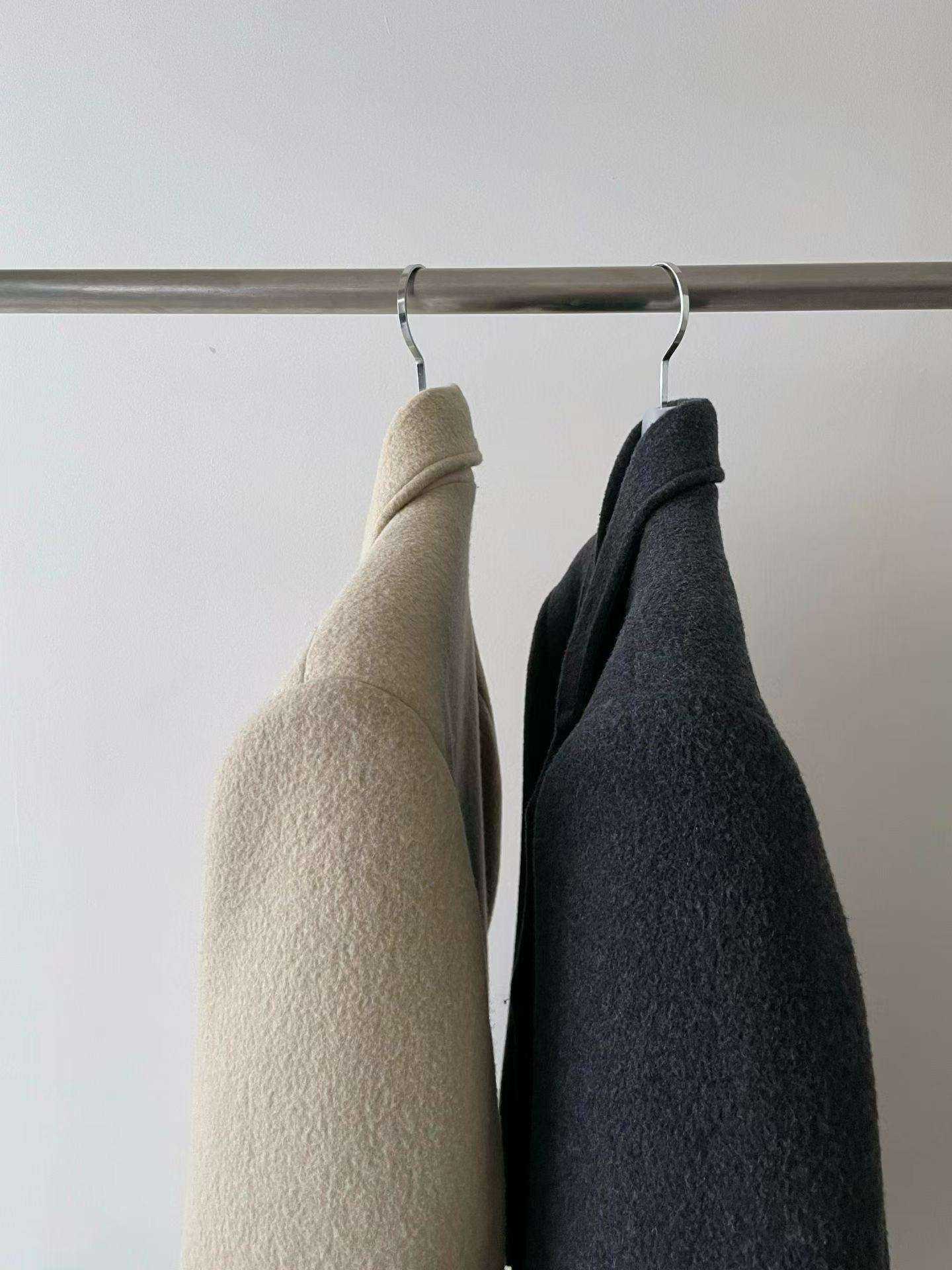 OT22029- 韓國設計師款質感西裝領長大衣