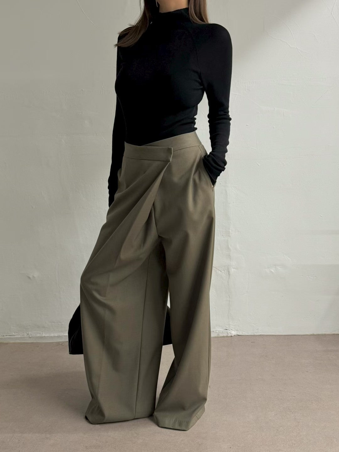 PT22088- 韓國設計感裹身長褲