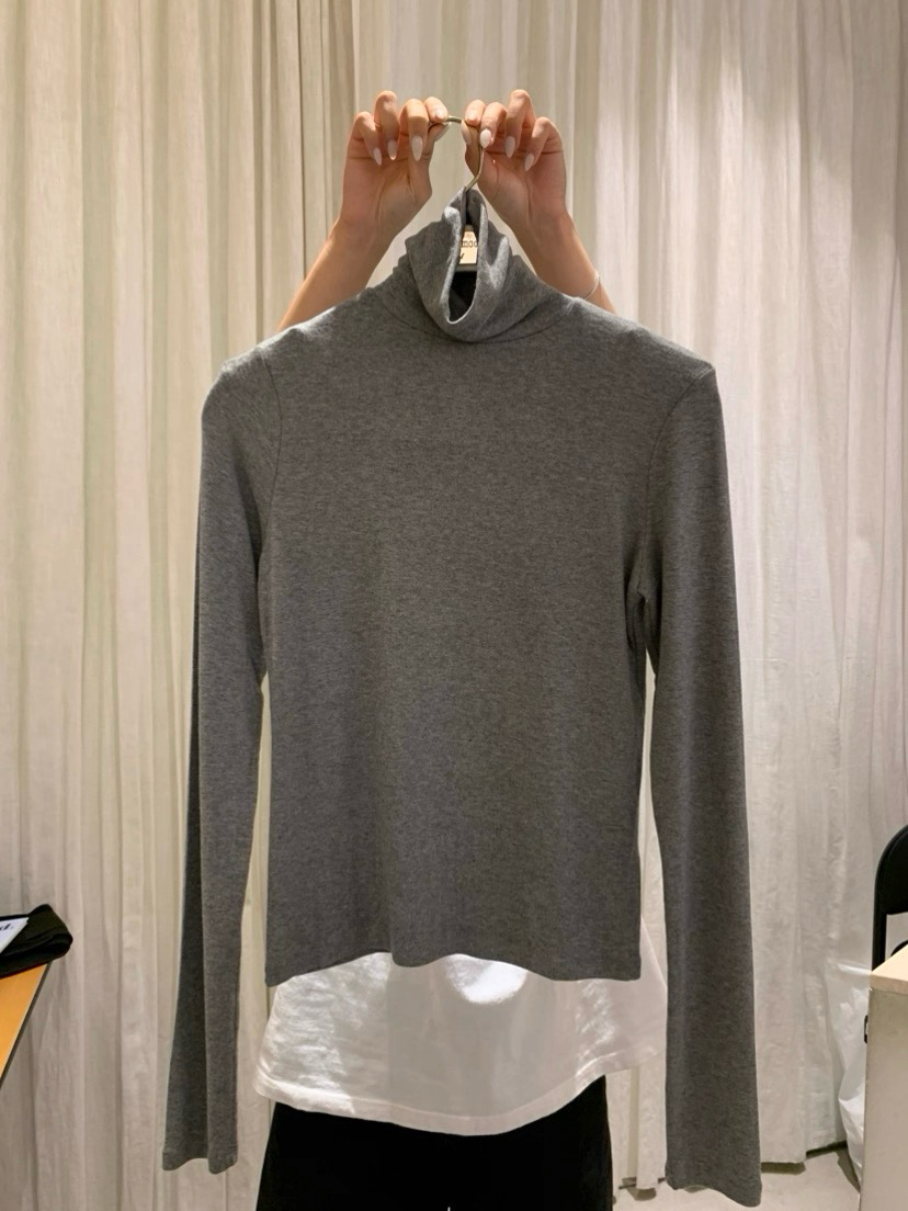 TP22023- 韓國極致貼身親膚高領修身長袖打底衫(6色)