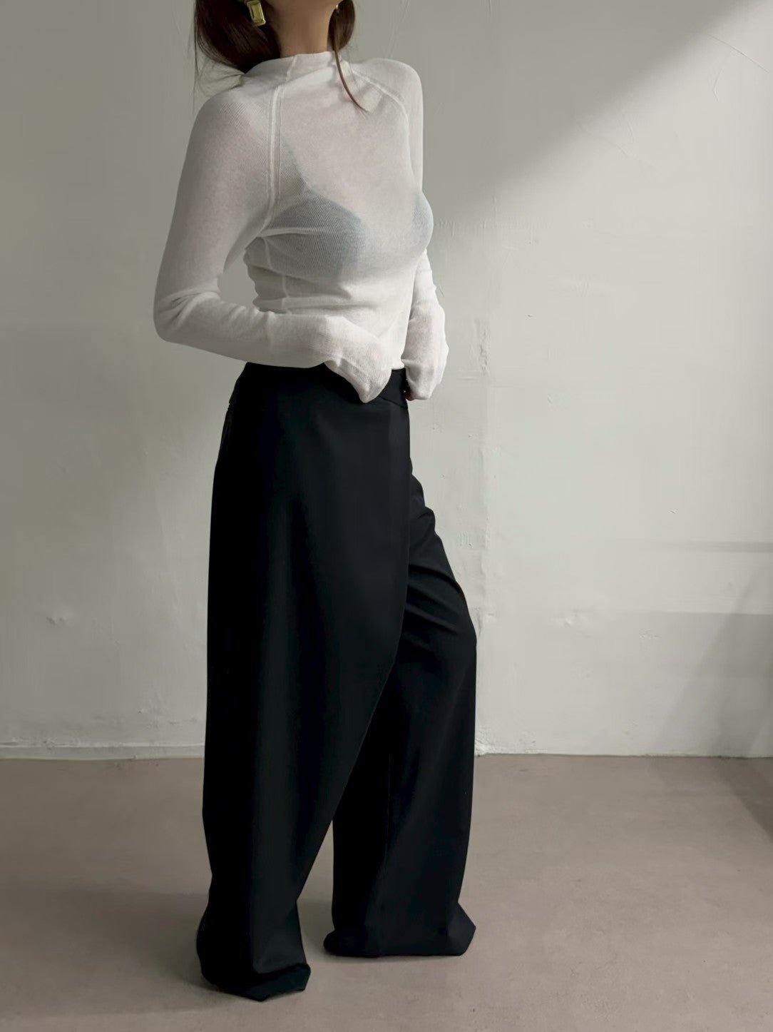 PT22088- 韓國設計感裹身長褲