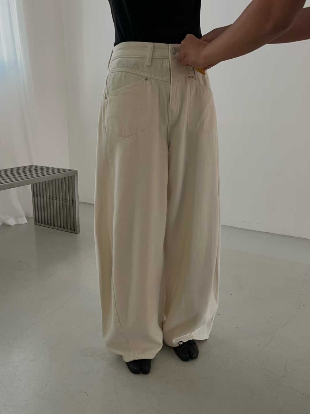 PT22081- 韓國寛鬆牛仔褲底加绒