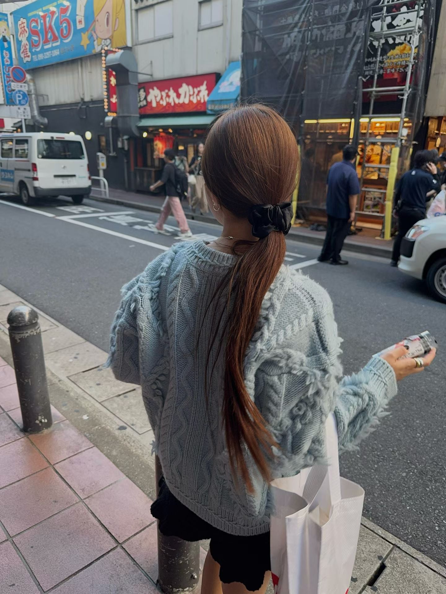 TP22079- 韓國羊毛麻花手工長袖毛衣