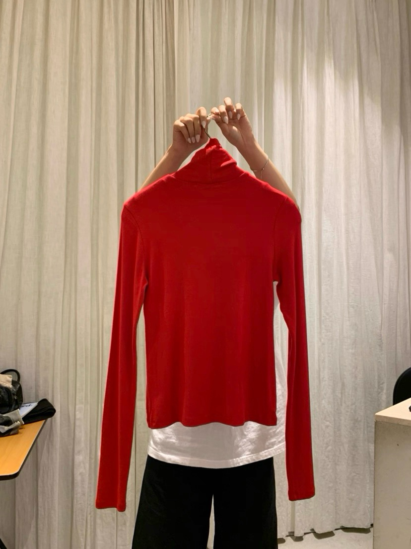 TP22023- 韓國極致貼身親膚高領修身長袖打底衫(6色)