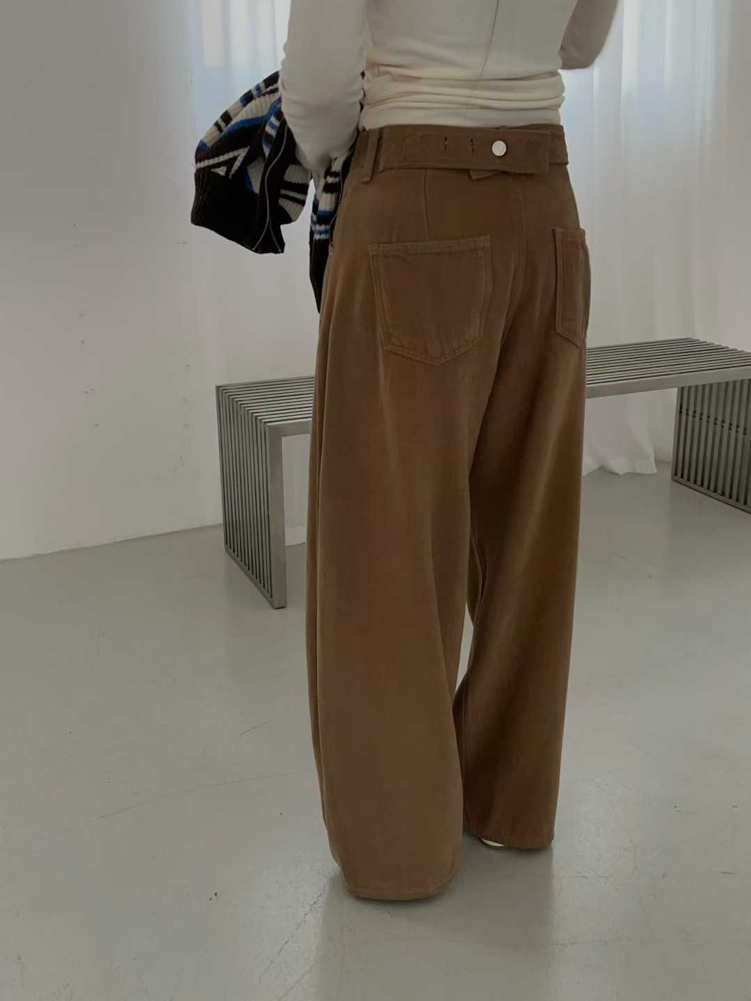 PT22081- 韓國寛鬆牛仔褲底加绒