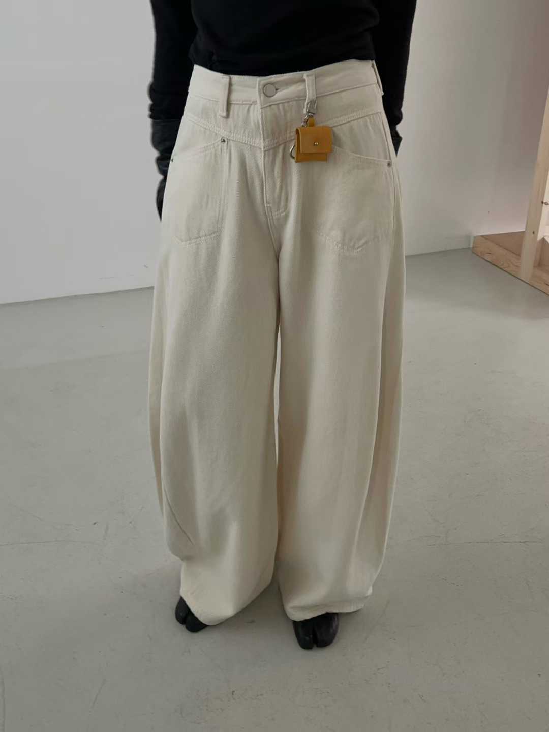 PT22081- 韓國寛鬆牛仔褲底加绒