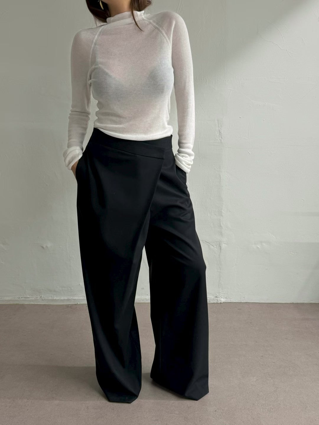 PT22088- 韓國設計感裹身長褲