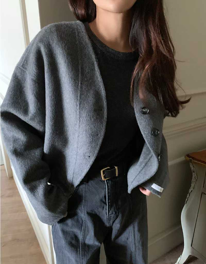 AC22069- 簡約奢華合金方釦頭層牛皮中性腰帶