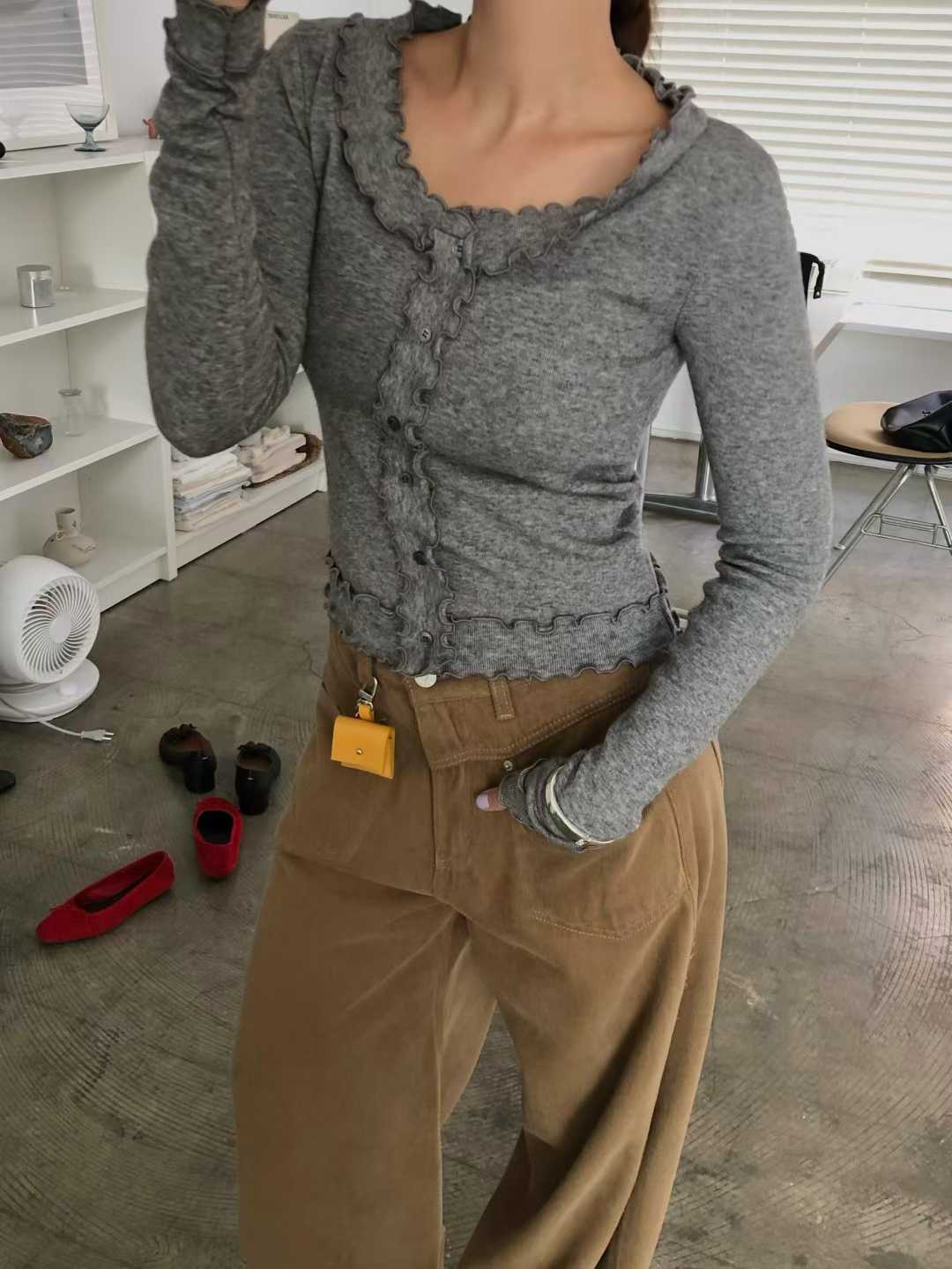 PT22081- 韓國寛鬆牛仔褲底加绒