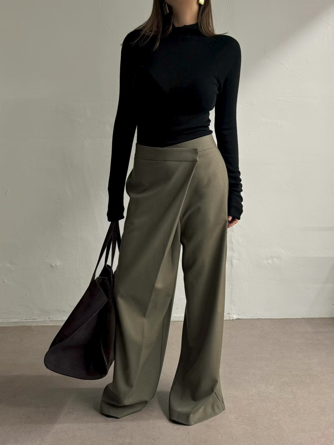 PT22088- 韓國設計感裹身長褲