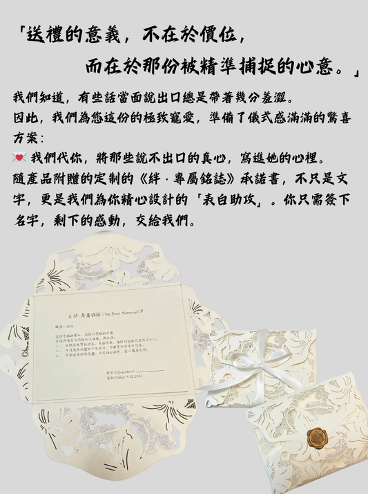 JW22609-【2026 情人節限定】頂級莫桑石心形手鍊：許下她的「專屬箴諾」