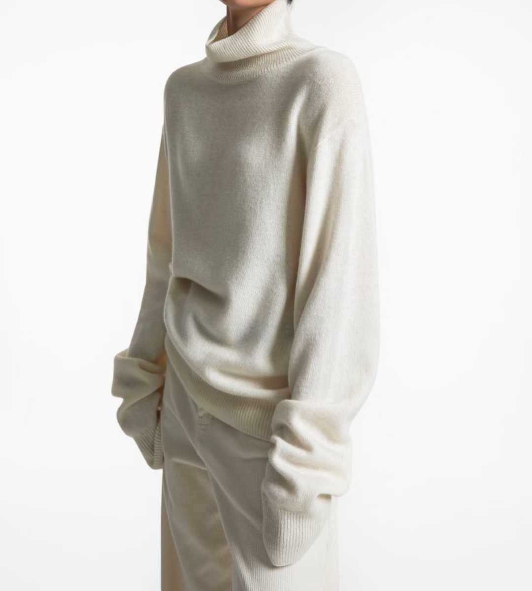 TP22021-韓國羊毛混紡高領針織長袖上衣