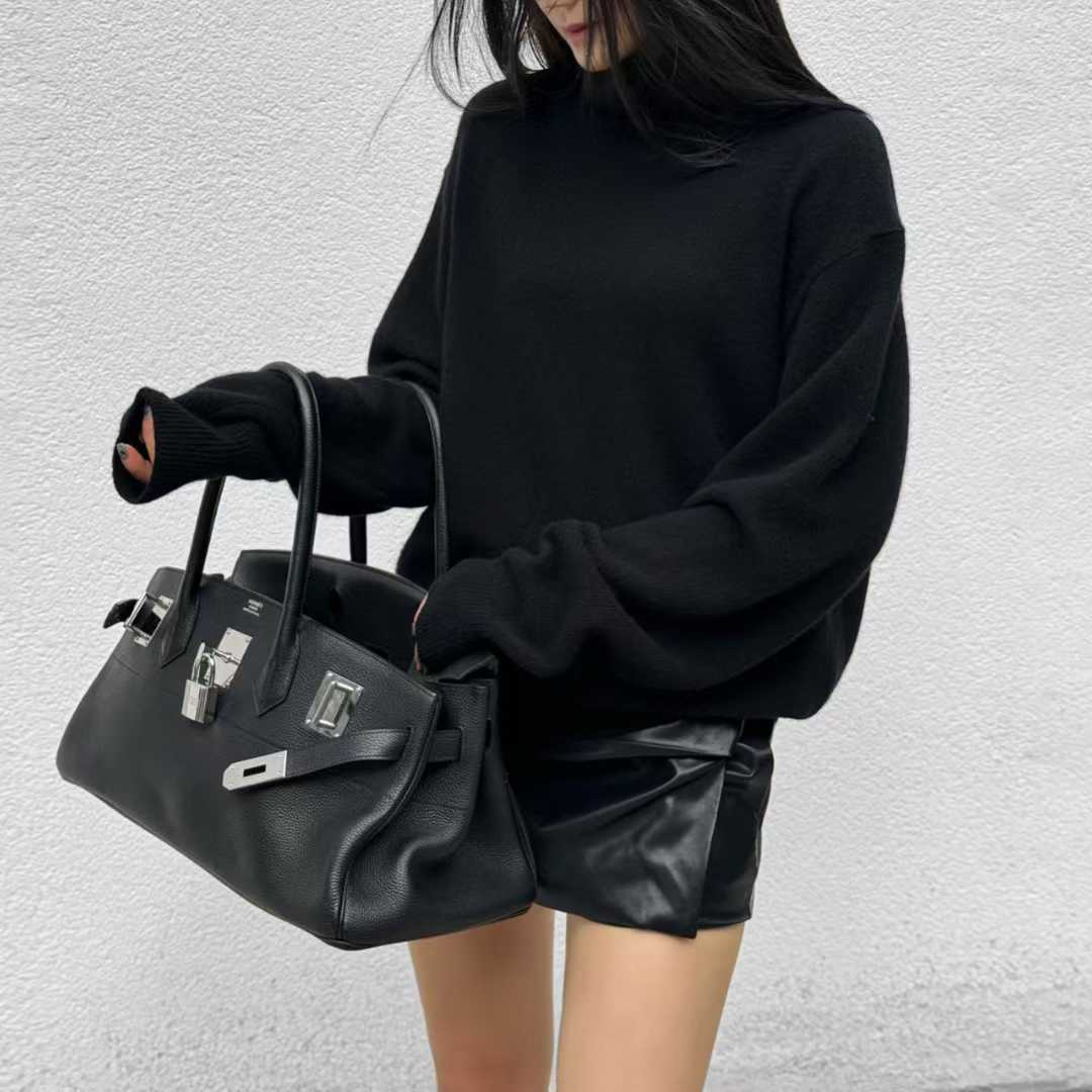 TP22021-韓國羊毛混紡高領針織長袖上衣