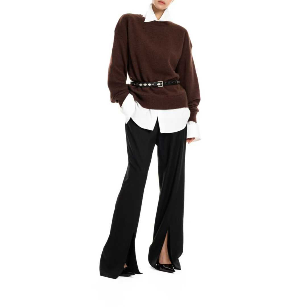 AC22029- 韓國個性蜂巢鉚釘真皮腰帶