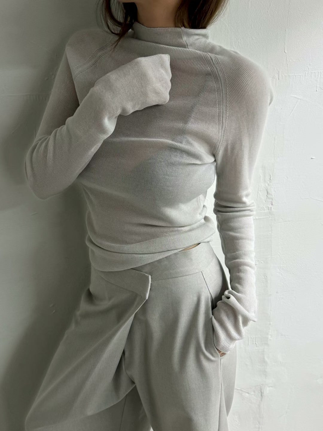 PT22088- 韓國設計感裹身長褲