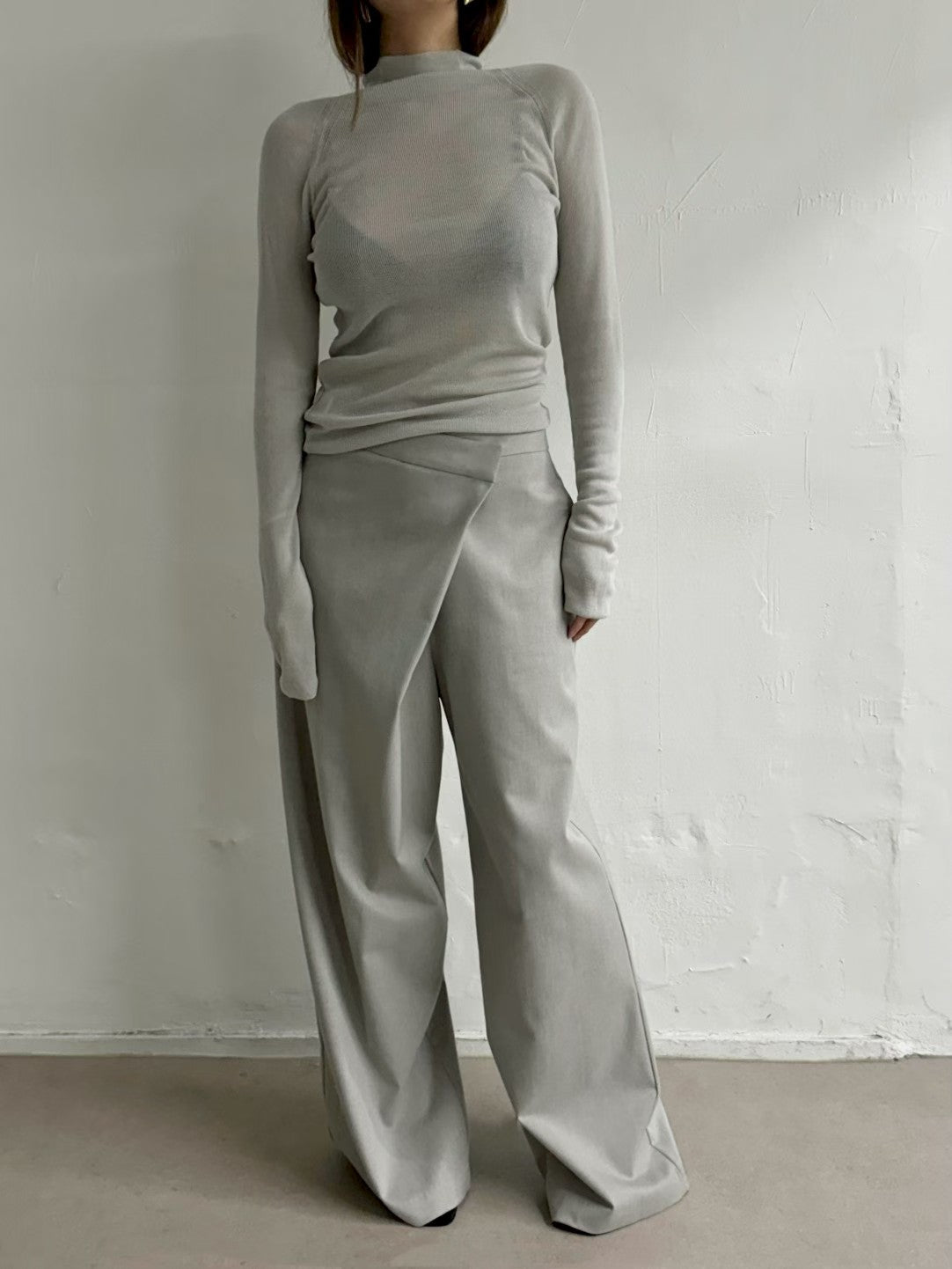 PT22088- 韓國設計感裹身長褲