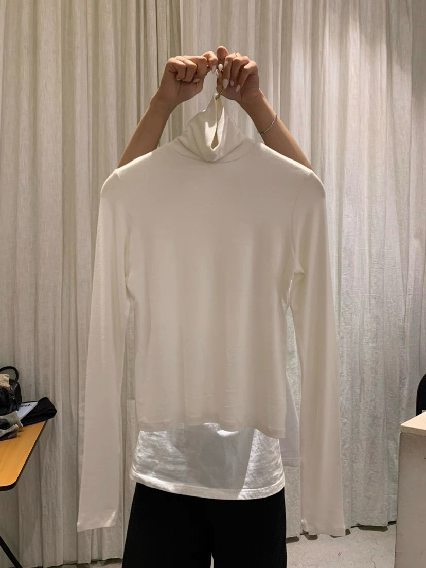 TP22023- 韓國極致貼身親膚高領修身長袖打底衫(6色)