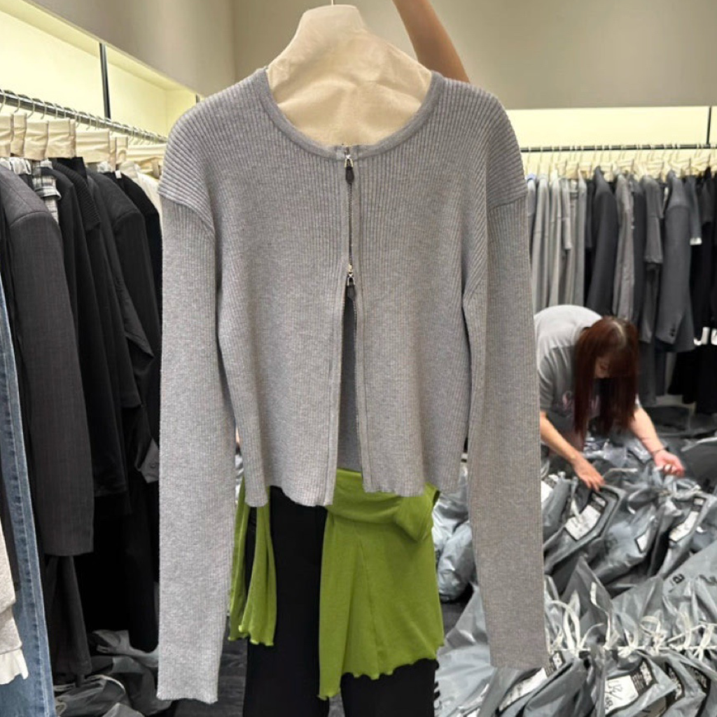 PT21883 - Korean Designer Brand Spliced Tie Stripe Loose Casual Pants