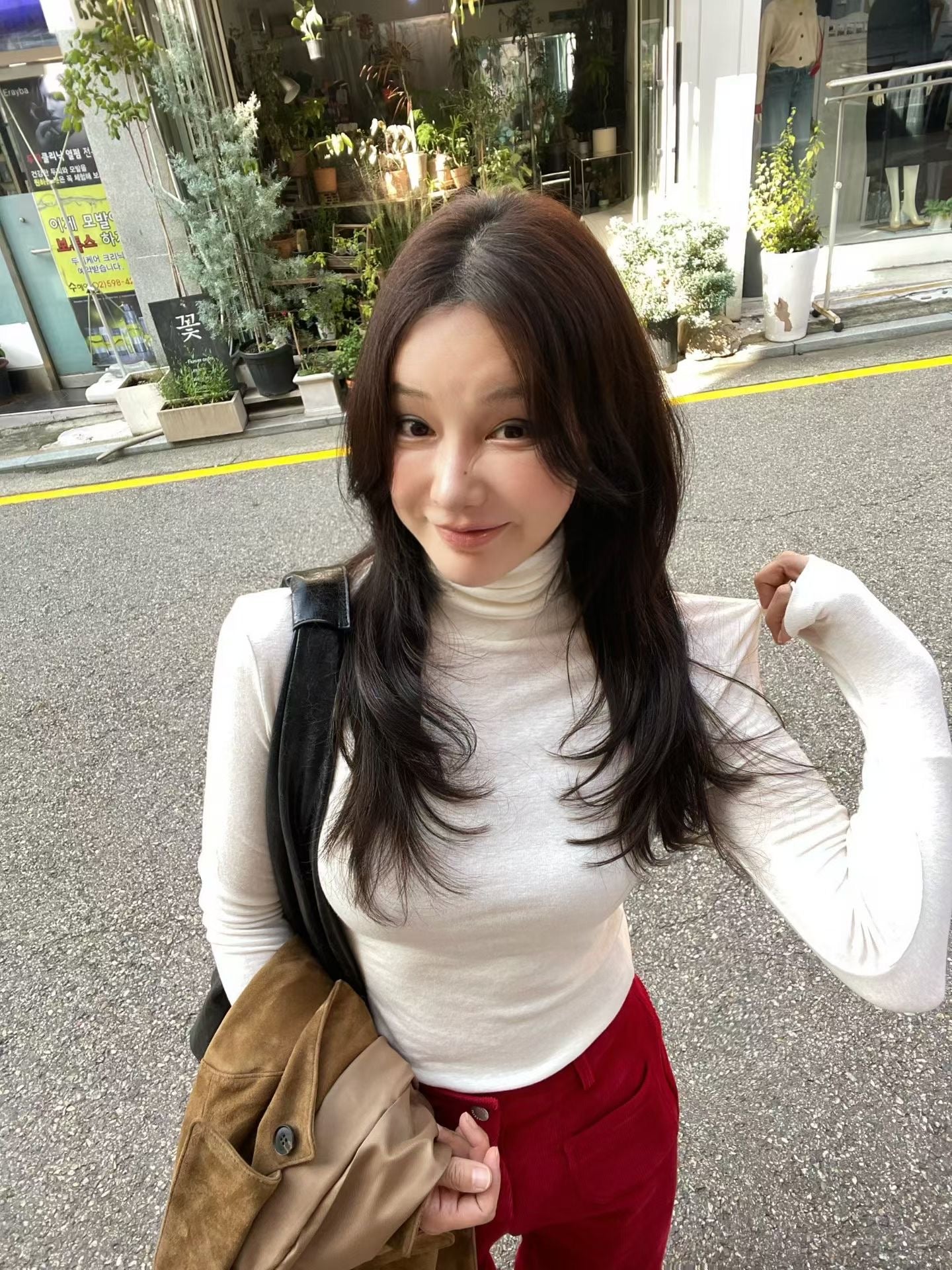 TP21989- 韓國韓國時尚高領天絲羊毛薄打底衫(6色)