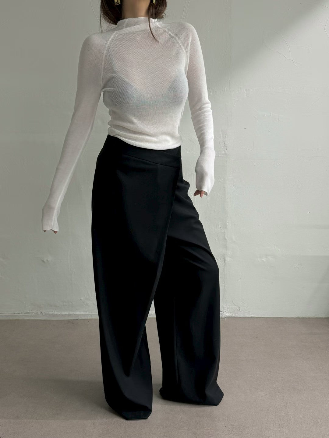 PT22088- 韓國設計感裹身長褲