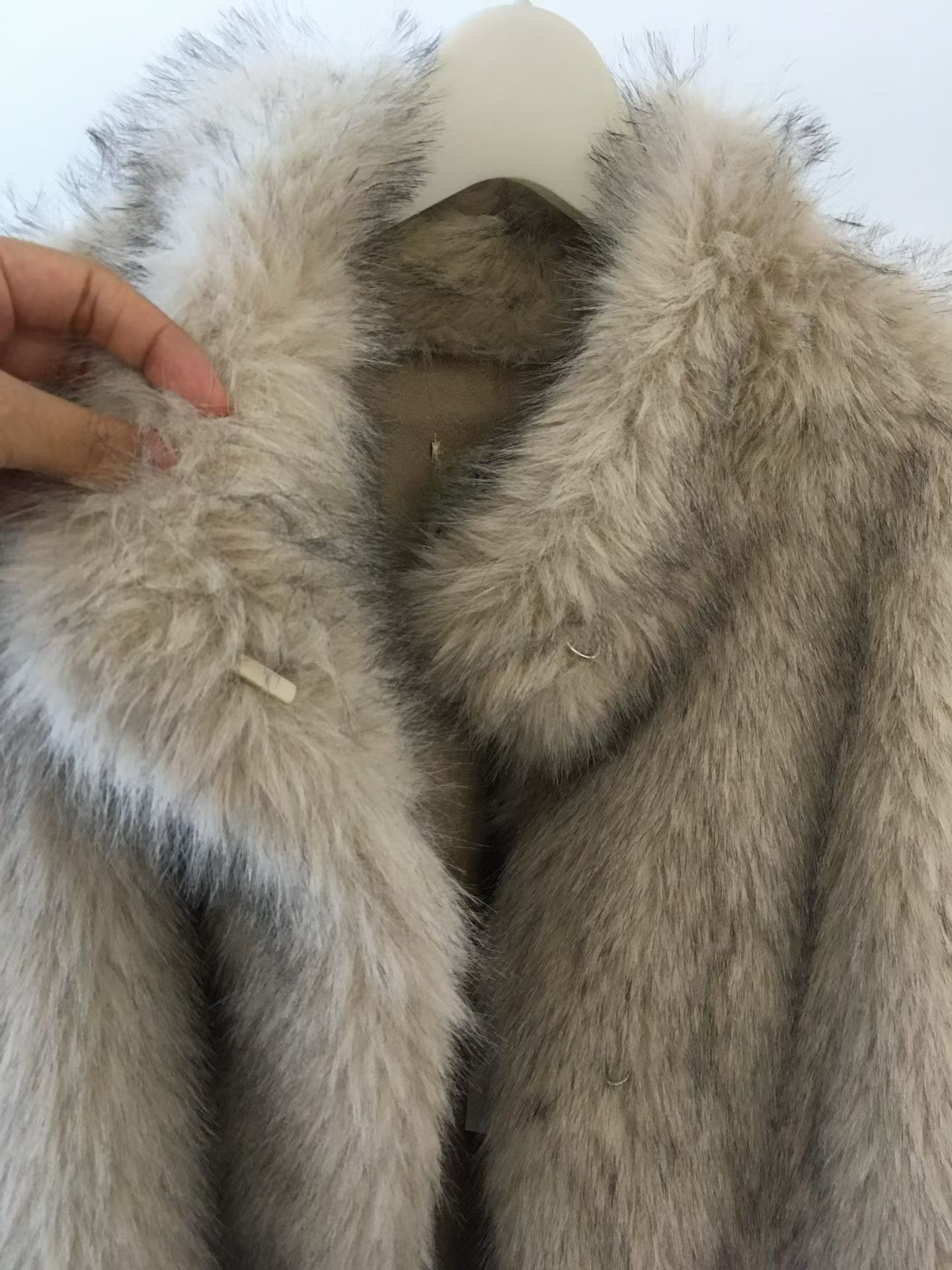 OT22013- 韓國奢華仿皮草短版外套