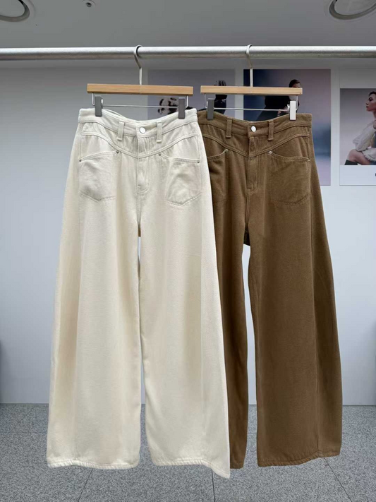 PT22081- 韓國寛鬆牛仔褲底加绒