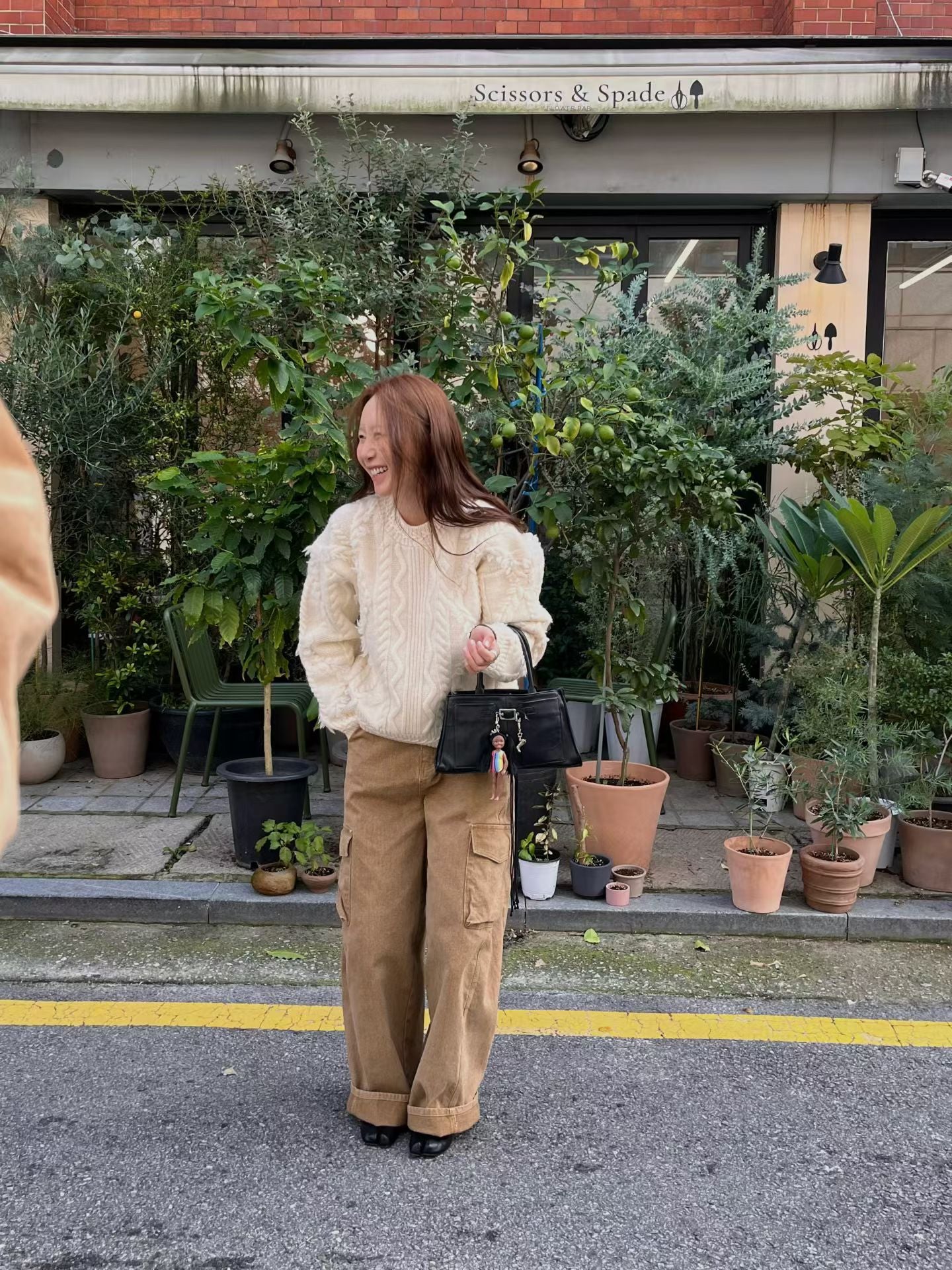 TP22079- 韓國羊毛麻花手工長袖毛衣