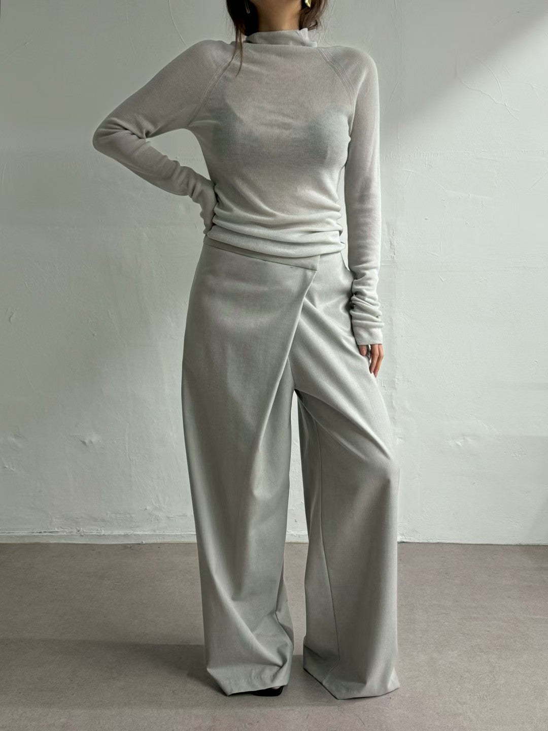 PT22088- 韓國設計感裹身長褲