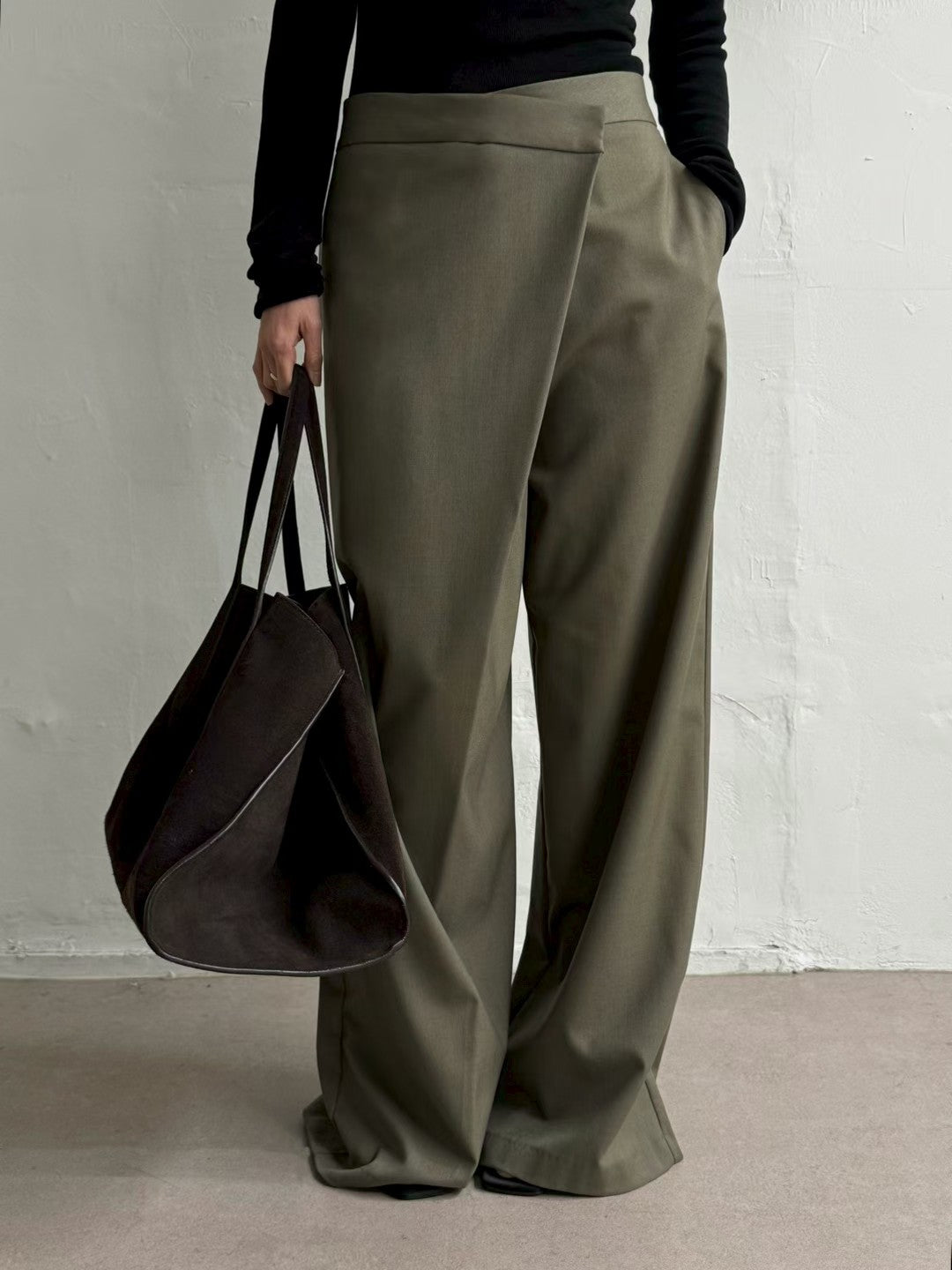 PT22088- 韓國設計感裹身長褲