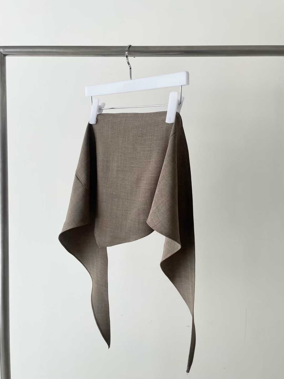 OT22003- 韓國時尚雙排扣翻領純色短外套