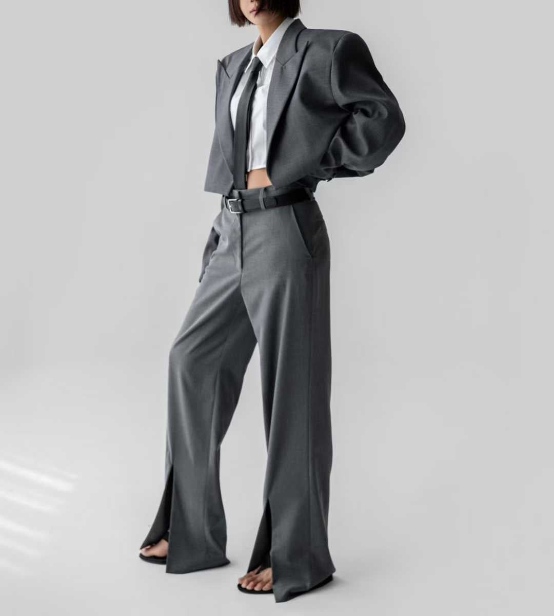 AC22028 - 韓國極簡主義真牛皮腰带皮帶