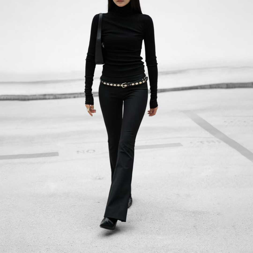 AC22029- 韓國個性蜂巢鉚釘真皮腰帶