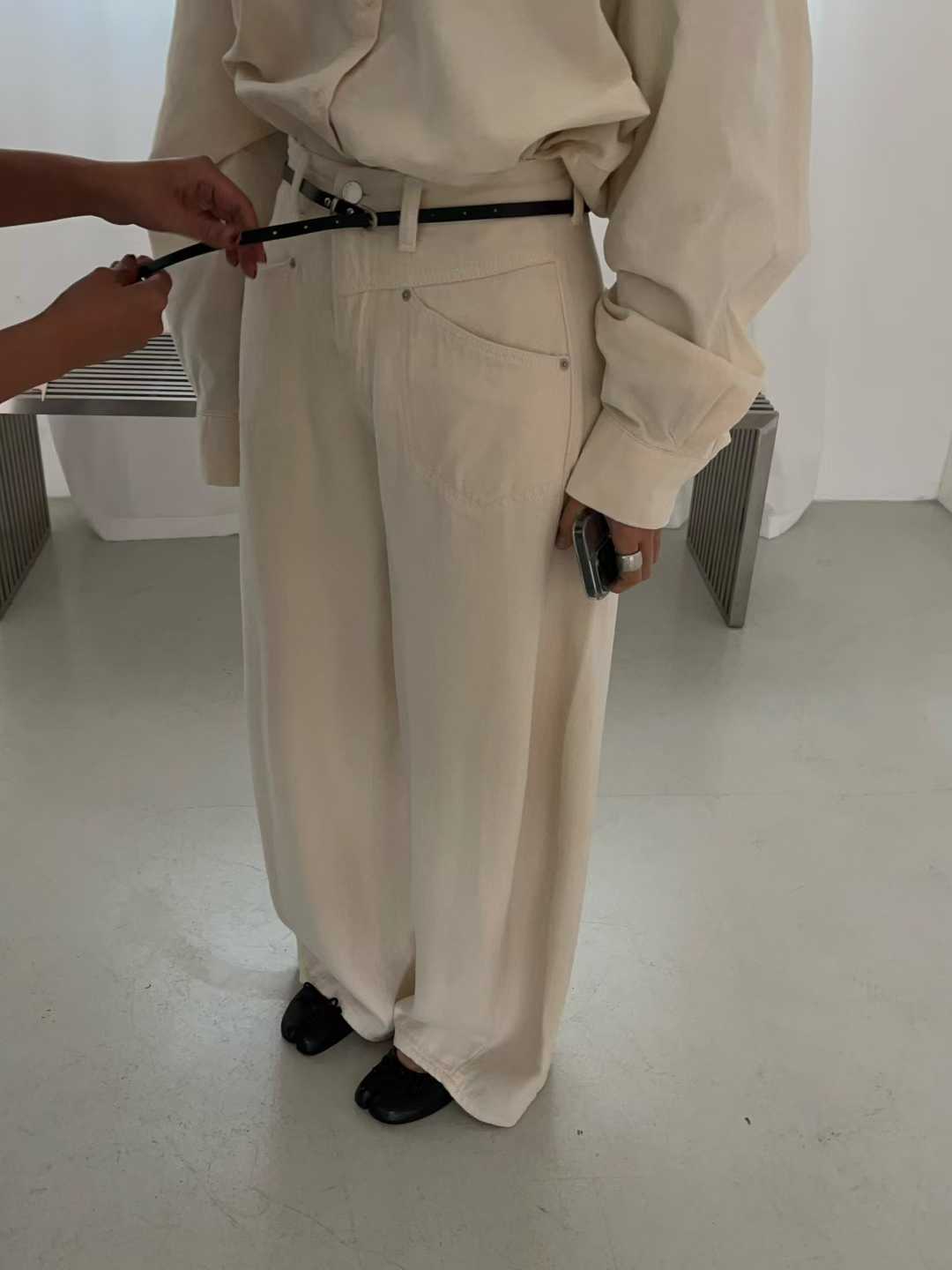 PT22081- 韓國寛鬆牛仔褲底加绒