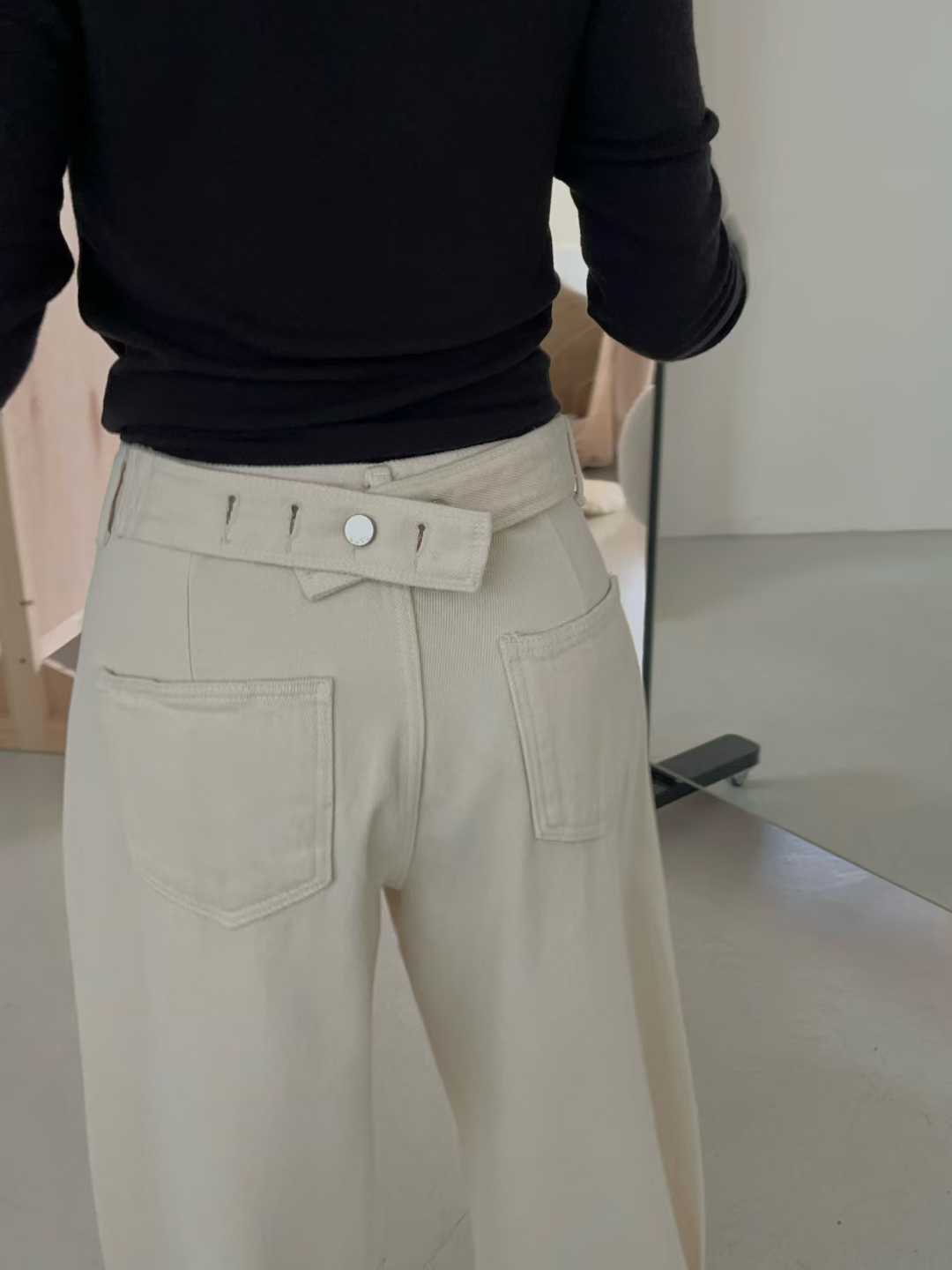 PT22081- 韓國寛鬆牛仔褲底加绒