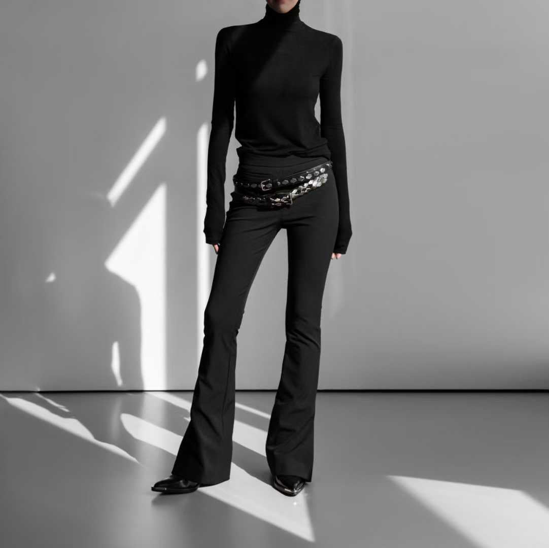 AC22038- 韓國個性蜂巢鉚釘真皮腰帶